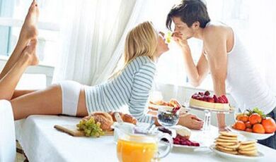 Alimentos para aumentar a eficacia masculina