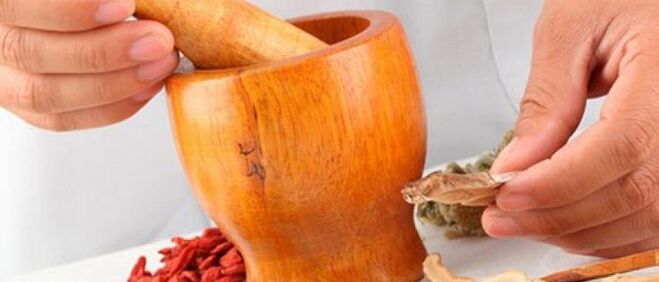 Tratamento de potencia con herbas